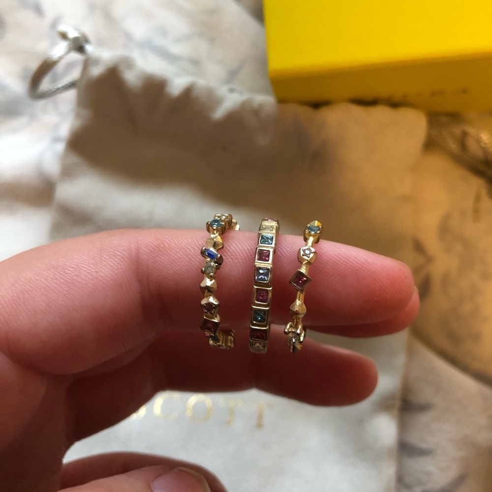 Kendra Scott karis mixed gold stackable rings
